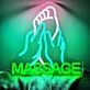 MASSAGE Foot Reflexology Neon Sign