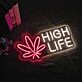 Customize HIGH LIFE Lifestyle Decor Neon Sign