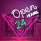 Customize 24 Hours Open Neon Sign