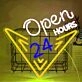 Customize 24 Hours Open Neon Sign