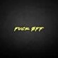 fxxk off neon sign