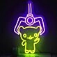 Claw Machine Game Neon Sign