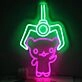 Claw Machine Game Neon Sign