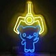 Claw Machine Game Neon Sign