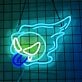 Gaming Character Ghost Neon Sign