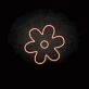 Little flower' neon sign
