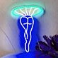 Ballet Skirt and Leg Lines Neon Sign