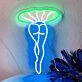 Ballet Skirt and Leg Lines Neon Sign