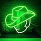 Hat Wearing Face Neon Sign