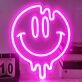 Polite Smiling Face Neon Sign