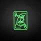 'Hearts Q' neon sign
