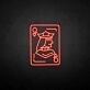 'Hearts Q' neon sign