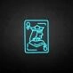 'Hearts Q' neon sign