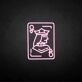 'Hearts Q' neon sign