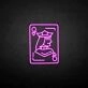 'Hearts Q' neon sign
