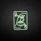 'Hearts Q' neon sign