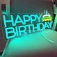 HAPPY BIRTHDAY Celebration Neon Sign