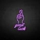 'Lucky' neon sign
