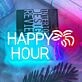 HAPPY HOUR Holiday Celebration Neon Sign
