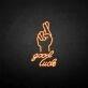 'Lucky' neon sign