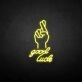 'Lucky' neon sign