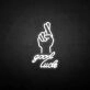 'Lucky' neon sign
