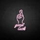 'Lucky' neon sign