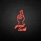 'Lucky' neon sign