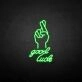 'Lucky' neon sign