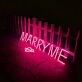 Marry Me Proposal Style 1 Neon Sign
