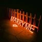 Marry Me Proposal Style 1 Neon Sign