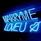Marry Me Proposal Style 2 Neon Sign