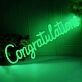 Congratulations Neon Sign