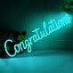 Congratulations Neon Sign