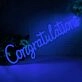 Congratulations Neon Sign