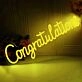 Congratulations Neon Sign