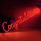 Congratulations Neon Sign