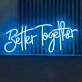 Better Together Romantic Style 2 Neon Sign
