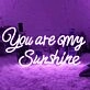 You Are My Sunshine Wedding Neon Sign
