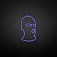 Masked man' neon sign