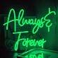 Always and Forever Wedding Neon Sign