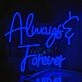 Always and Forever Wedding Neon Sign