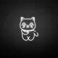 'Lucky Cat' neon sign