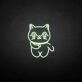 'Lucky Cat' neon sign