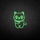 'Lucky Cat' neon sign