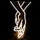 Happiness Hand in Hand Wedding Neon Sign