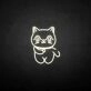 'Lucky Cat' neon sign