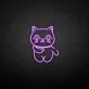 'Lucky Cat' neon sign