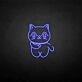 'Lucky Cat' neon sign