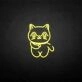 'Lucky Cat' neon sign